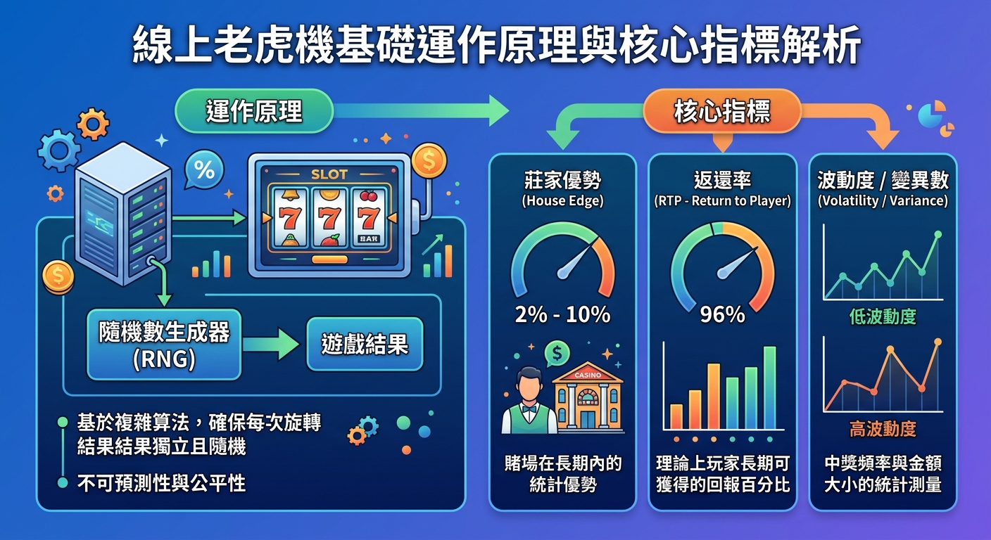 線上老虎機基礎運作原理與核心指標解析